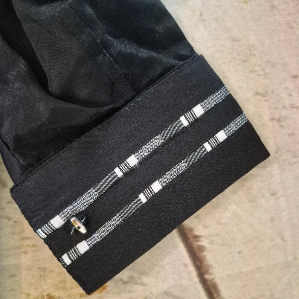 Alberto Danelli Boys Black Dress Shirt Set with Tie & Pocket Square Size L 14-16